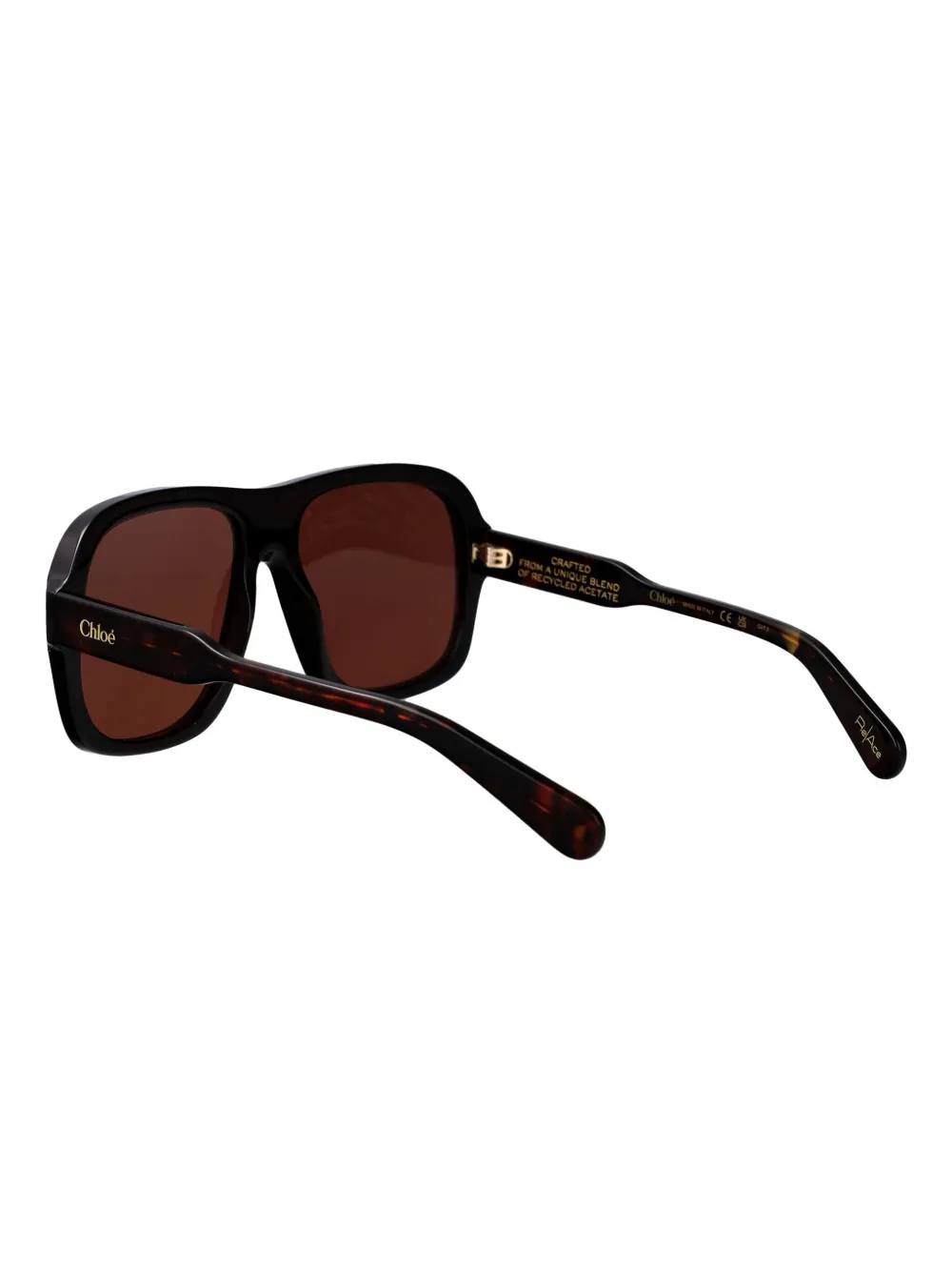 Chloé Oversized-frame Sunglasses In Brown