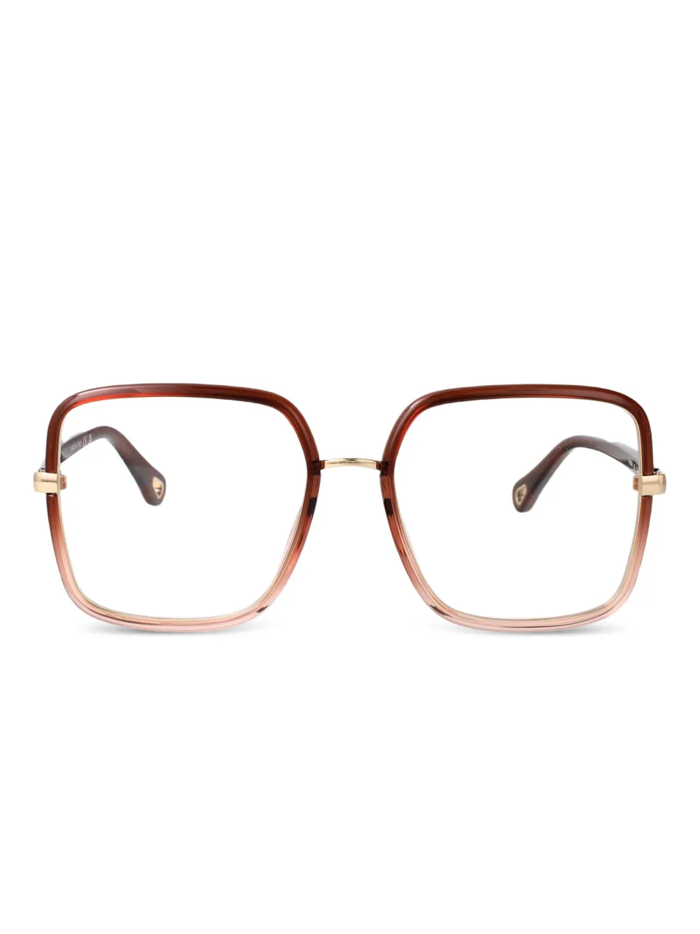 Chloé Eyewear square-frame glasses | Brown | Image 1