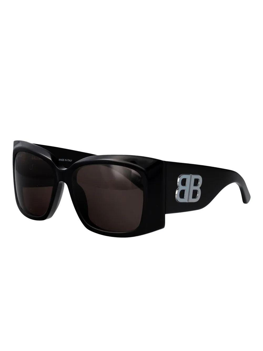 Balenciaga Eyewear logo geometric sunglasses - Zwart