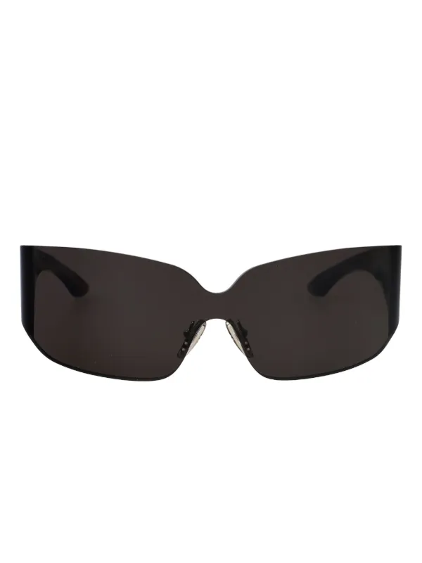 Balenciaga Eyewear Mono スクエアフレーム サングラス | ブラック