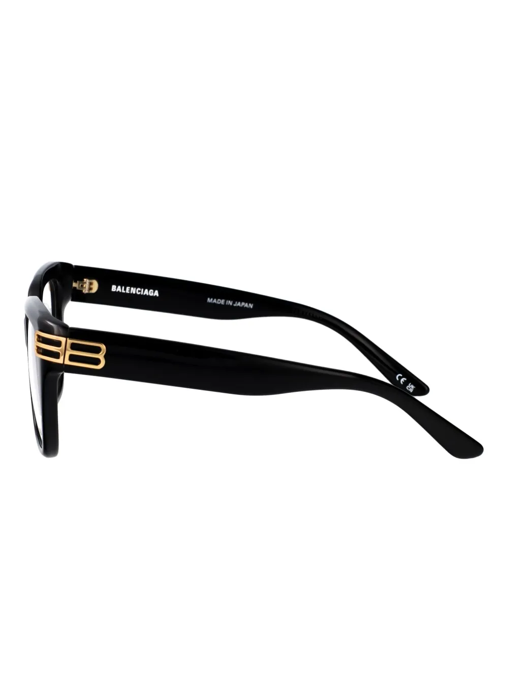 Balenciaga Eyewear Bril met logo Zwart