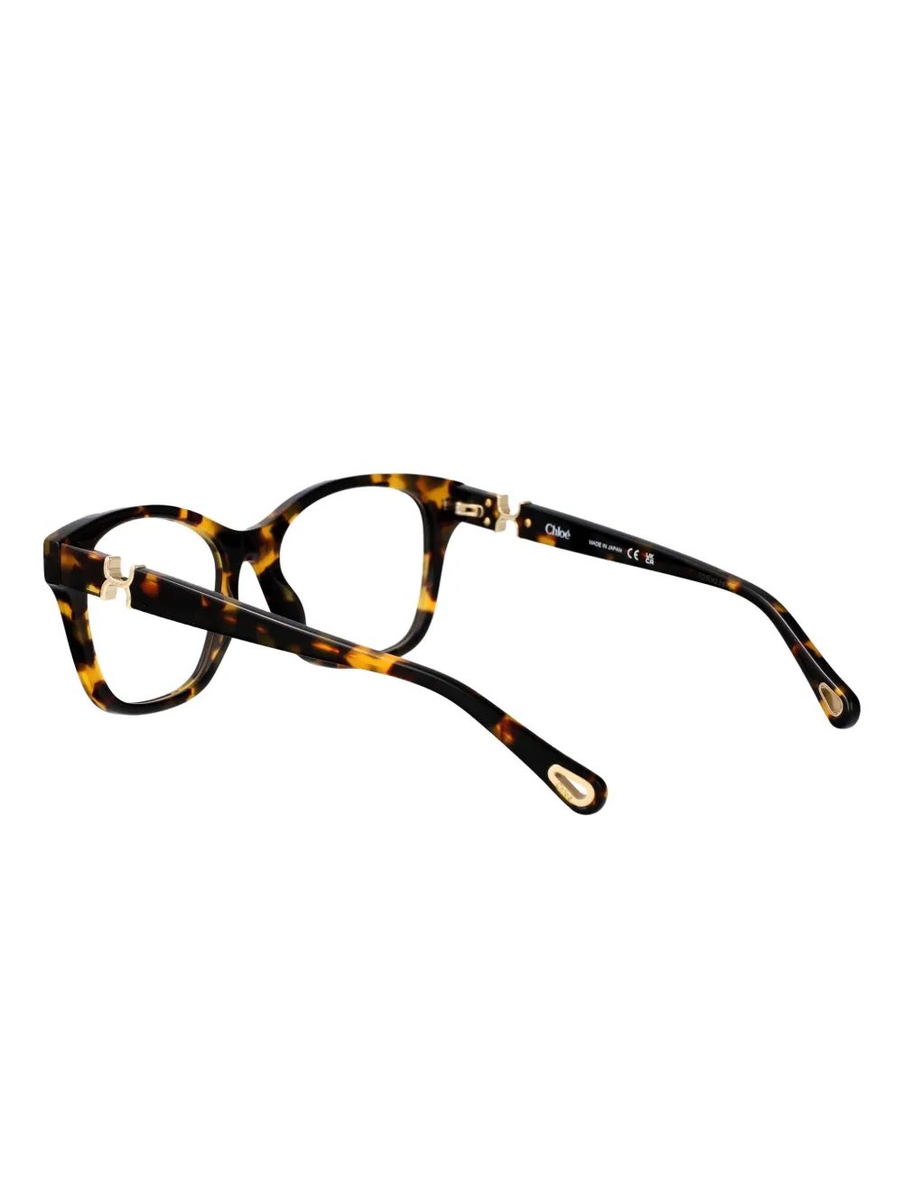 Chloé Eyewear Bril met vlinder montuur Bruin