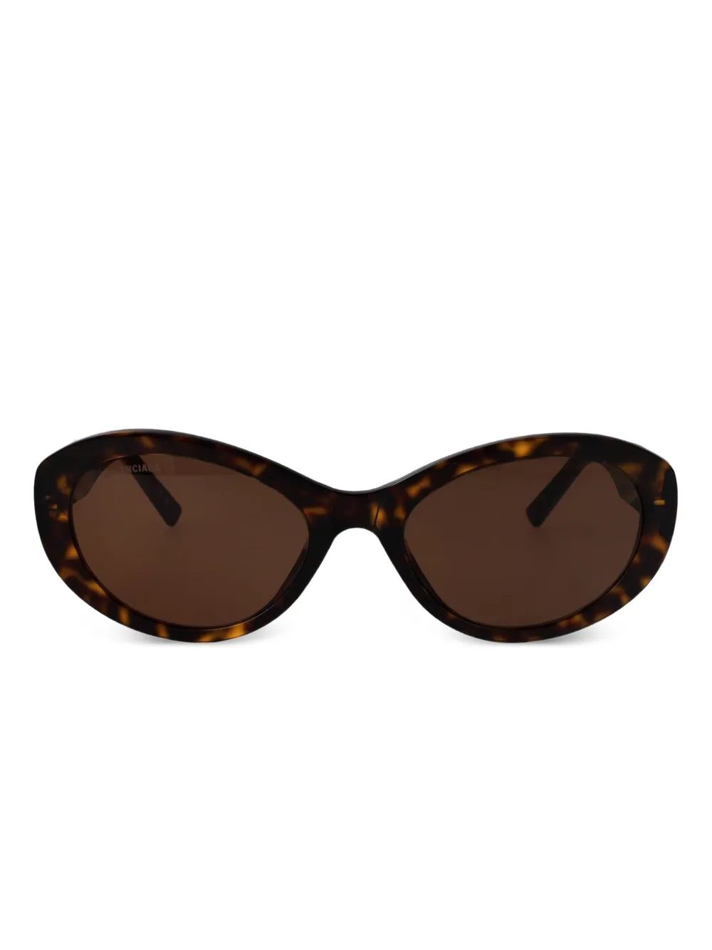 Balenciaga Eyewear oval-frame sunglasses - Marrone