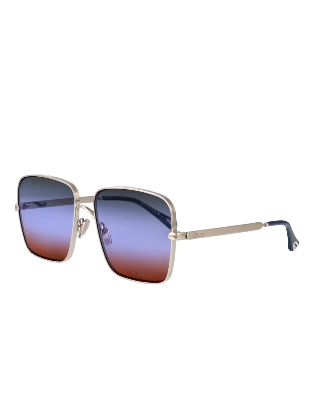 Chloé Eyewear square-frame sunglasses - Zilver