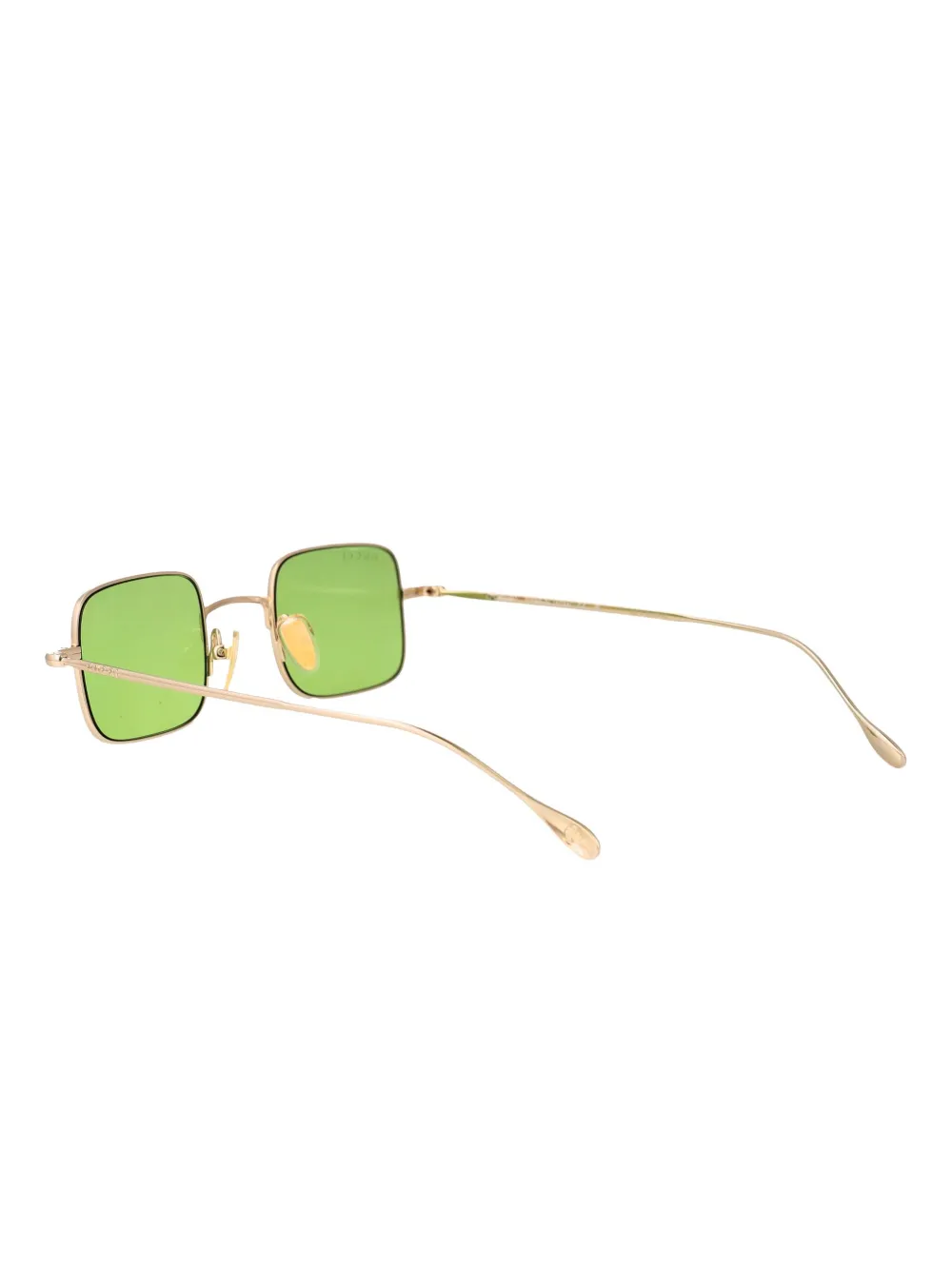 Gucci Eyewear Zonnebril met vierkant montuur Goud
