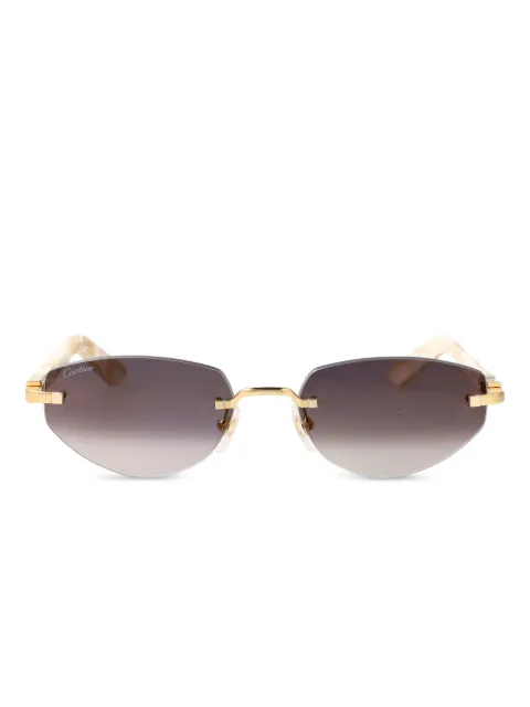 Cartier Eyewear Zonnebril met randloze montuur