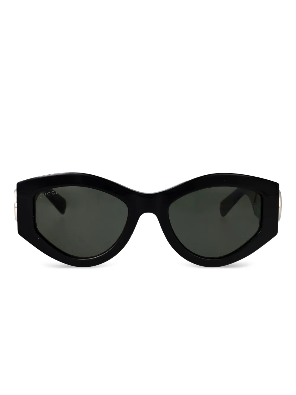 Gucci Eyewear geometric-frame sunglasses - Nero
