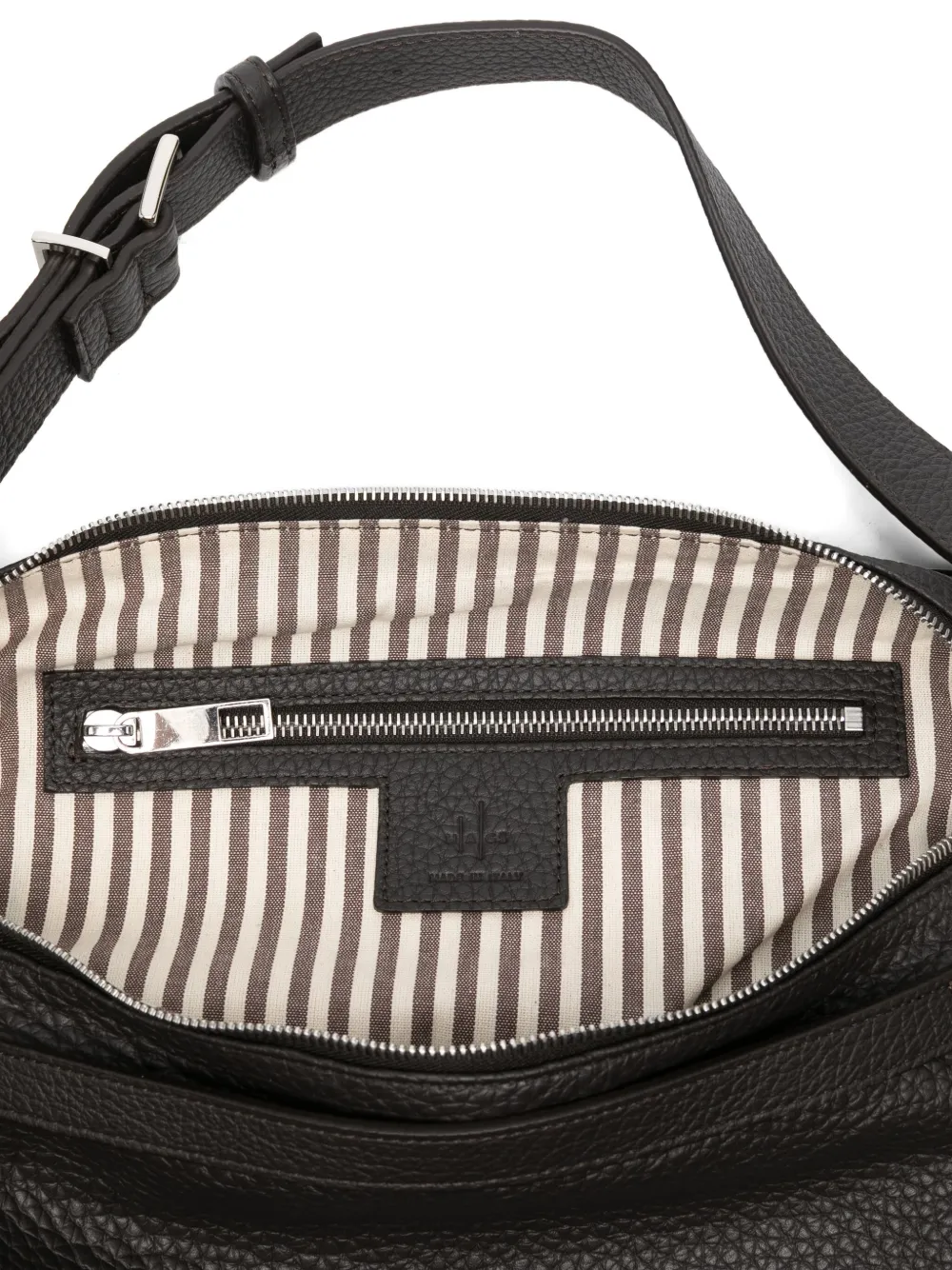 Hags Leather Satchel Bag In Gray