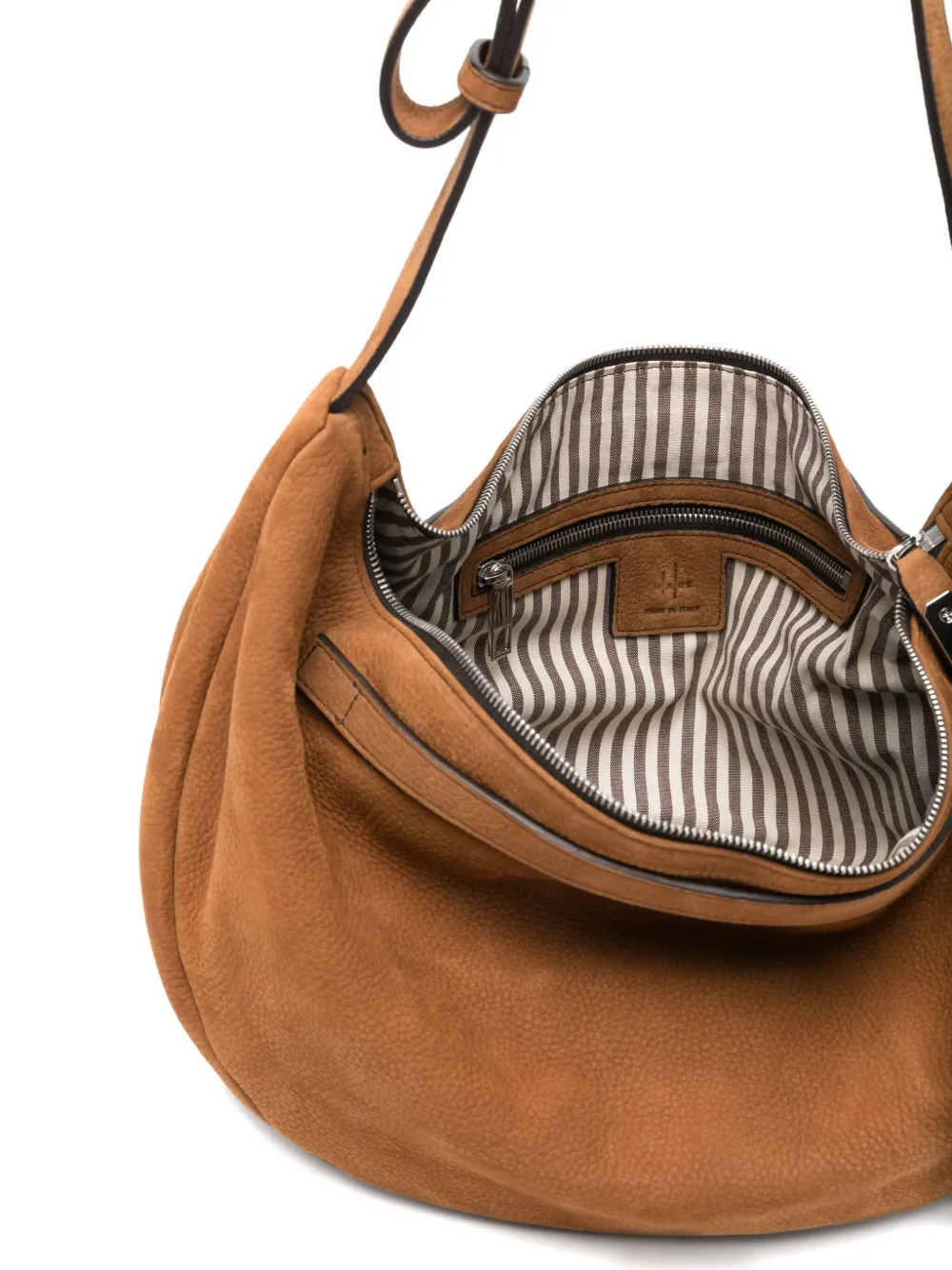 Hags Leather Shoulder Bag In Brown