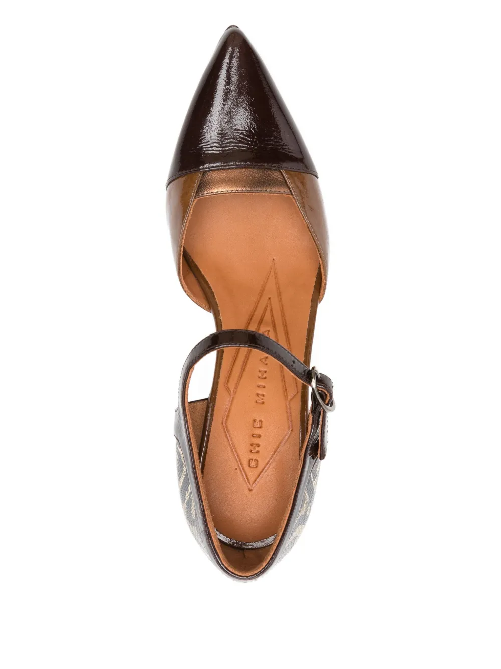 Chie Mihara 75mm Patterned Block-heel Pumps In Multi