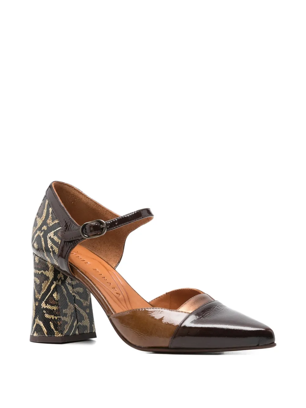 Chie Mihara 75mm patterned block-heel pumps | Zapatillas | Image 2