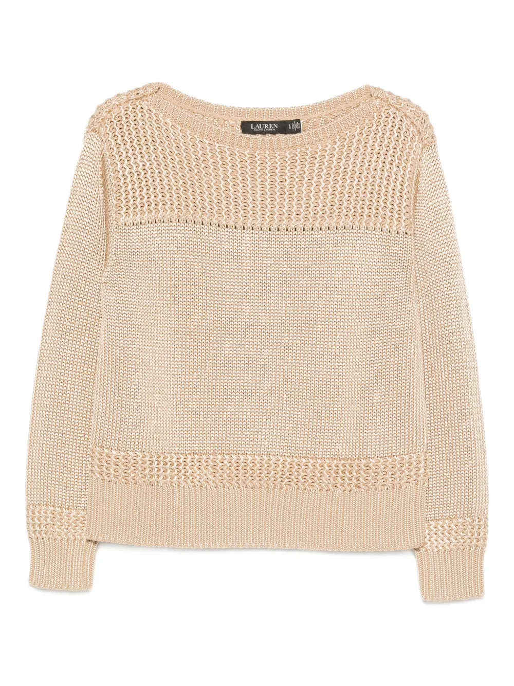 Lauren Ralph Lauren Maglione in maglia traforata - Toni neutri