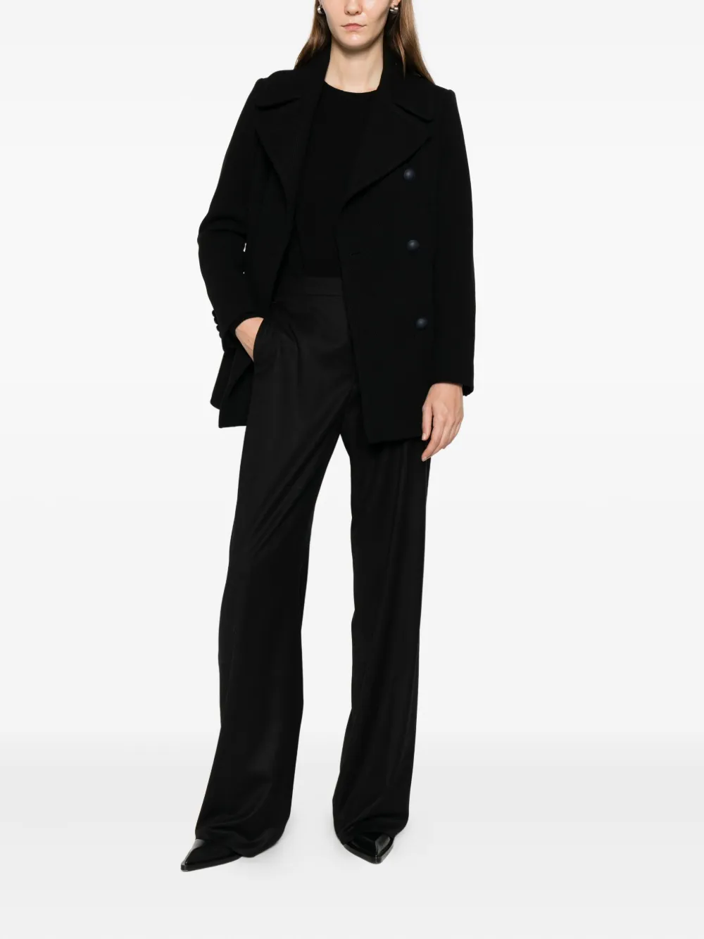 Tagliatore double-breasted blanche coat | Double Breasted & Peacoats | Image 2