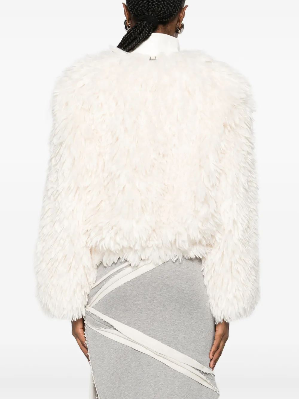 Apparis Jack van imitatiebont Wit