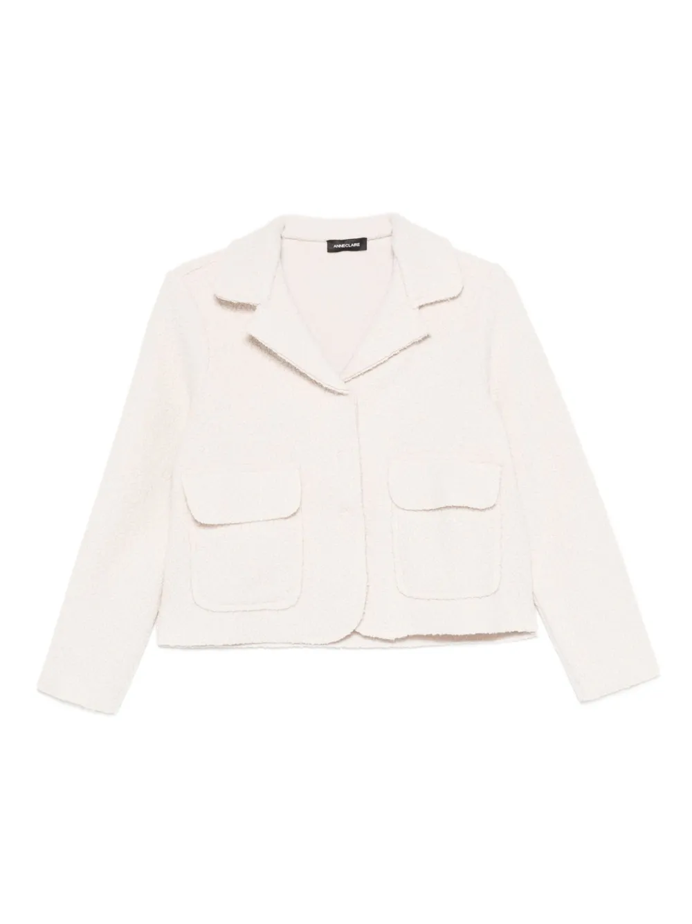 anne claire notched-lapel jacket | White | Image 1