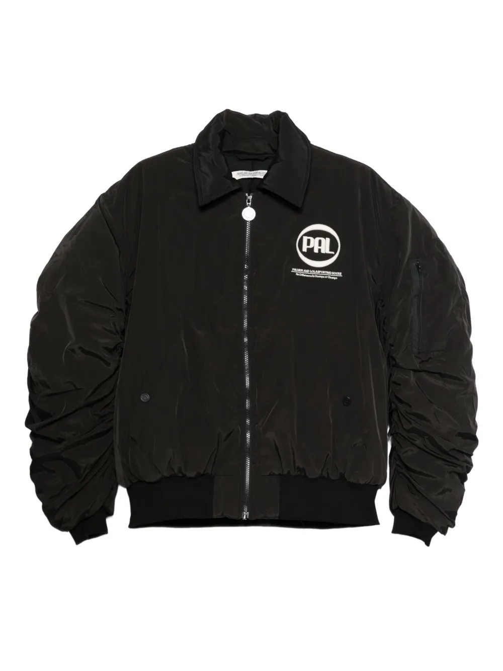 Pal Sporting Goods zip-up bomber jacket | Black | Image 1