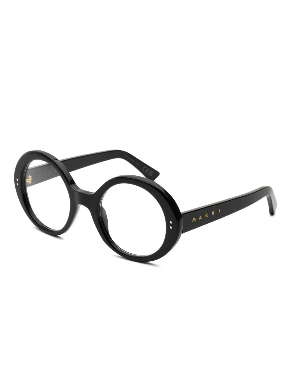 Marni Eyewear Round-frame Glasses In Black