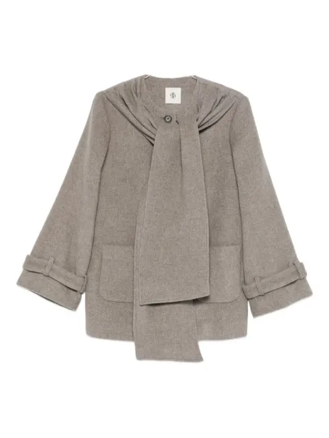 The Garment scarf-detail coat