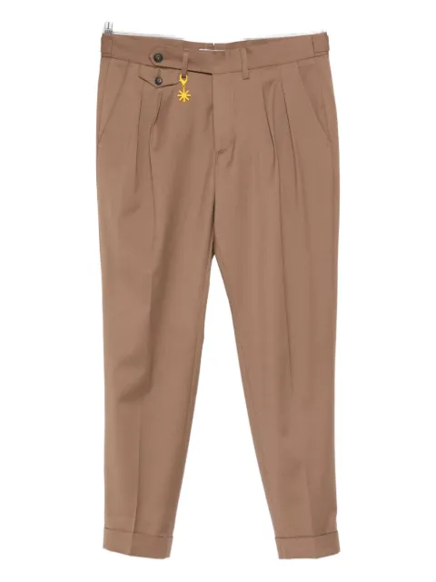 Manuel Ritz wool blend straight-leg trousers