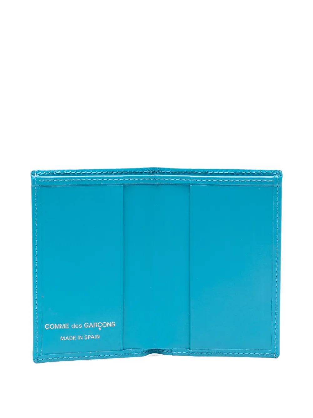 Comme Des Garçons Wallet Leren portemonnee Blauw