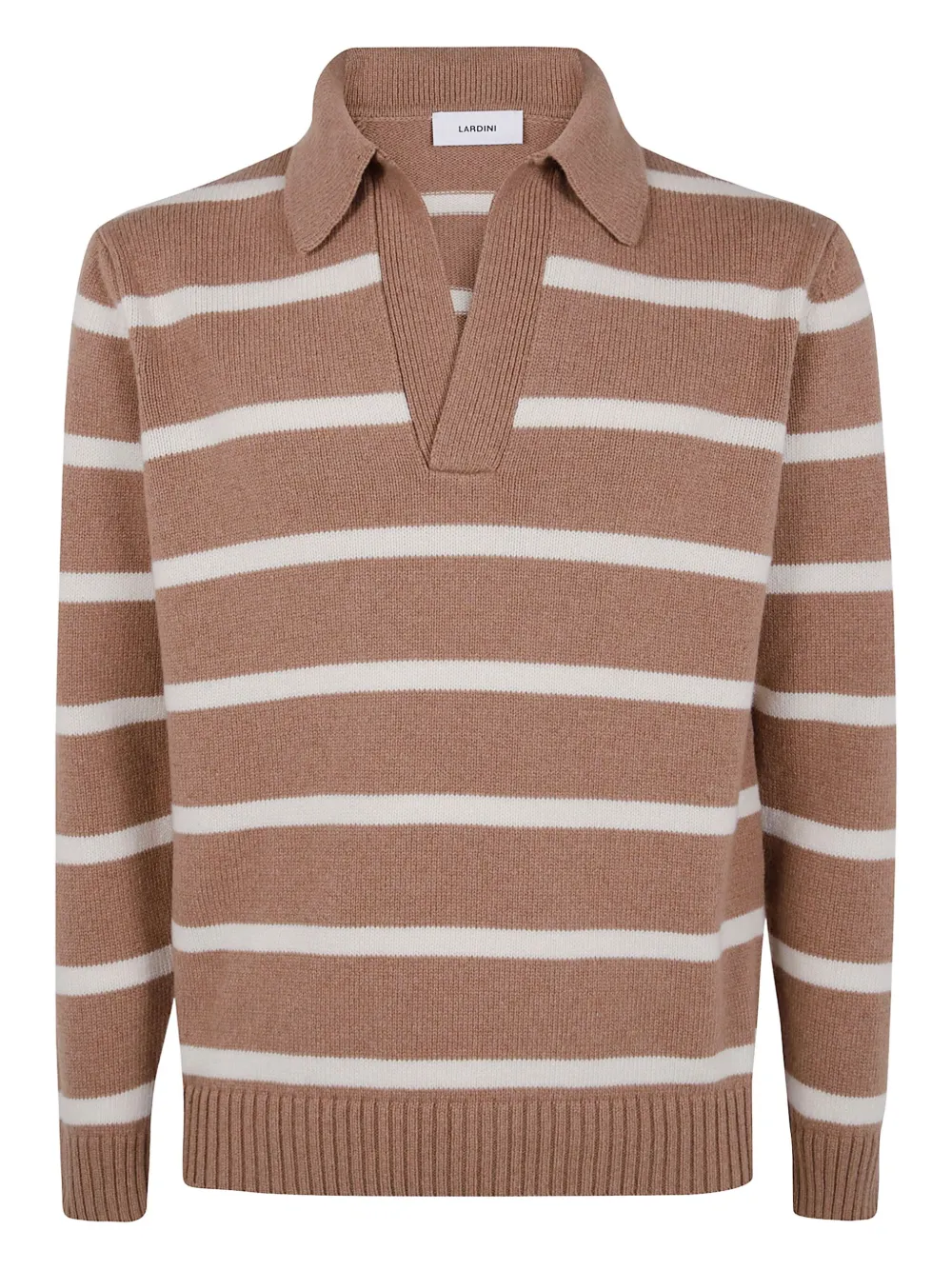 Lardini pull à rayures | tons neutres | Image 1
