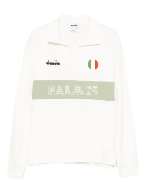 Diadora playera tipo polo con logo bordado