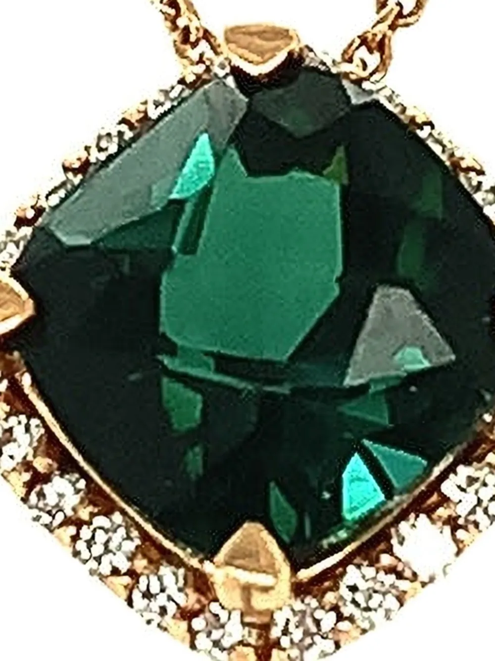 Lisa Nik collier en or rose 18 ct serti à tourmaline et diamants | Image 2