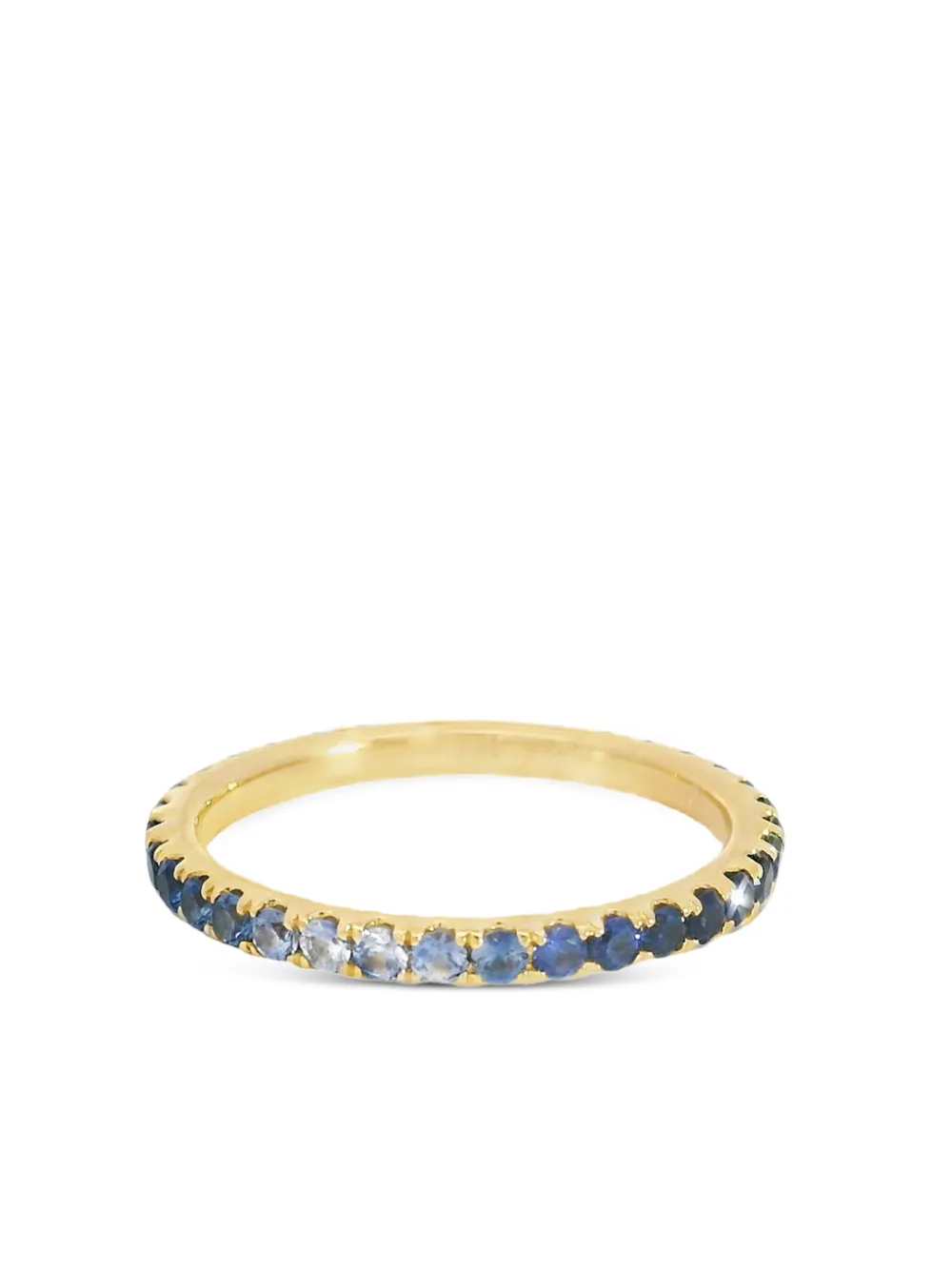 Lisa Nik anillo Ombre en oro amarillo de 18kt con zafiro | Image 2