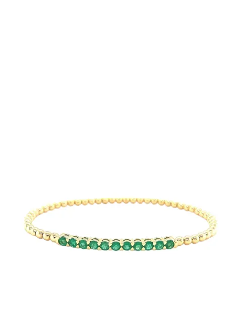Lisa Nik pulsera en oro amarillo de 18kt con esmeralda