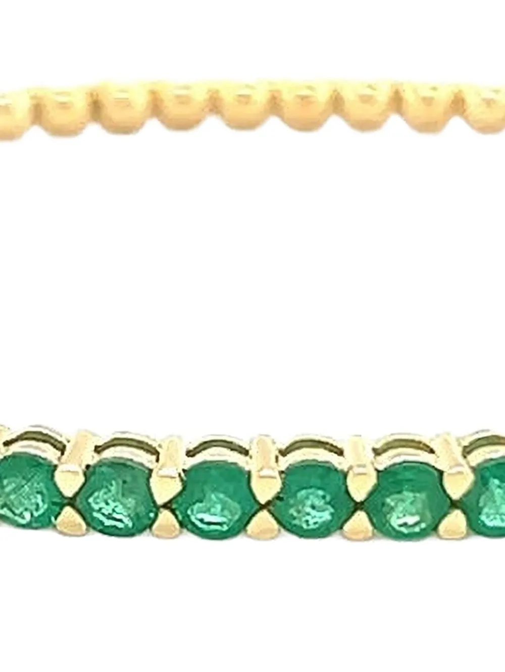 Lisa Nik 18K yellow gold emerald bracelet | Image 2