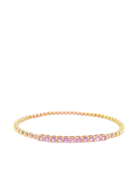 Lisa Nik pulsera en oro rosa de 18kt con zafiros
