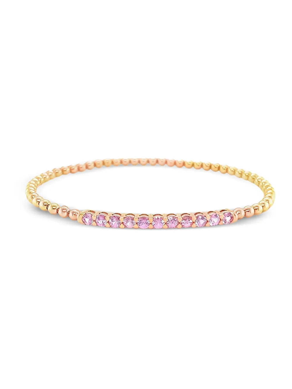 Lisa Nik pulsera en oro rosa de 18kt con zafiros | Image 2