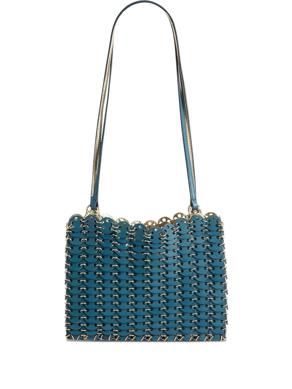 Rabanne Borsa a spalla Linked - Blu