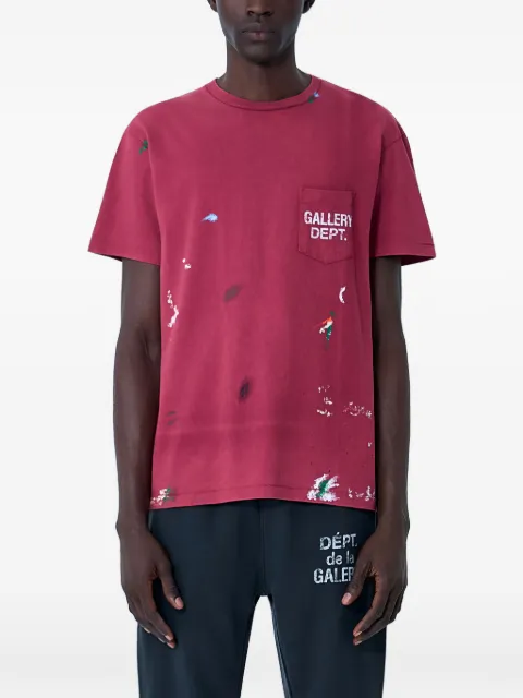 GALLERY DEPT. logo-motif chest-pocket T-shirt