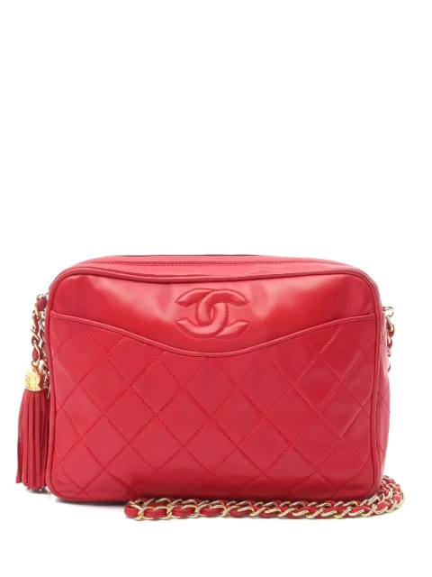 CHANEL Pre-Owned 1986-1988 Matelassé chain shoulder bag