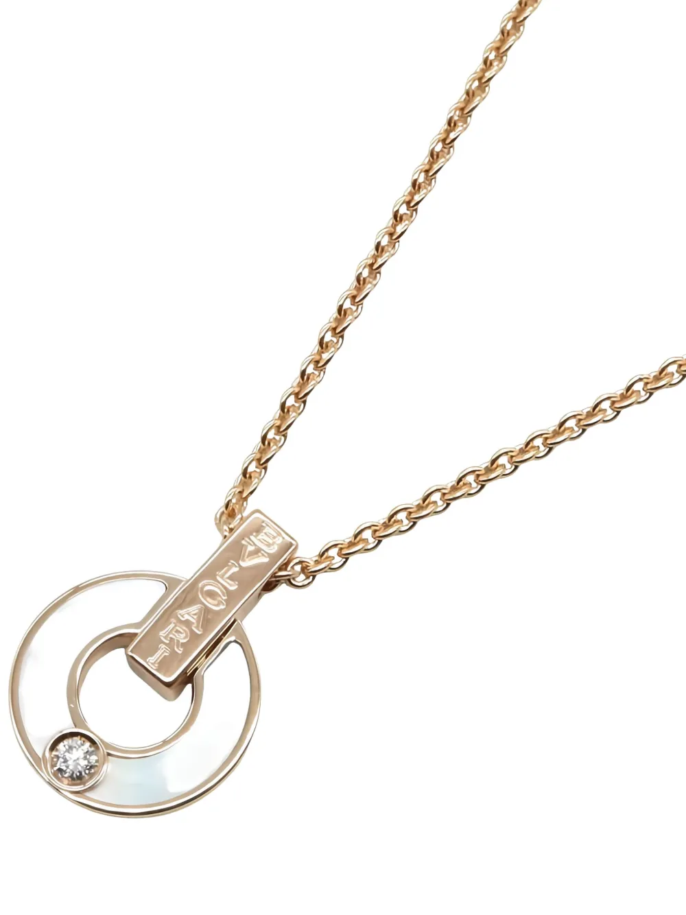 Bvlgari Pre-Owned 2010s 18K rose gold Bulgari Bulgari necklace | Image 2
