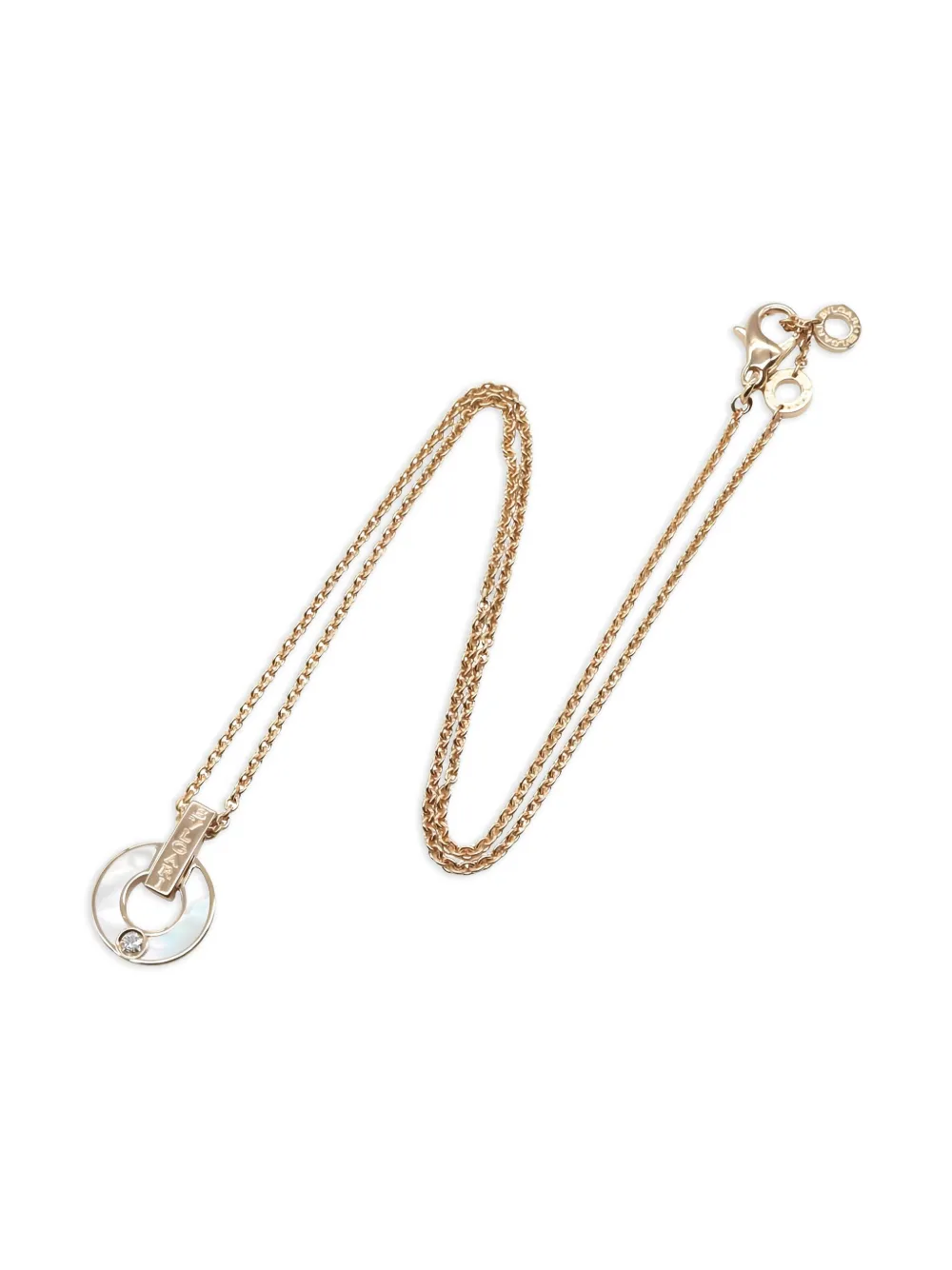 Bvlgari Pre-Owned 2010s Bulgari Bulgari ネックレス 18Kローズゴールド - ゴールドトーン Bvlgari Pre-Owned 2010s Bulgari Bulgari ネックレス 18Kローズゴールド - ゴールドトーン