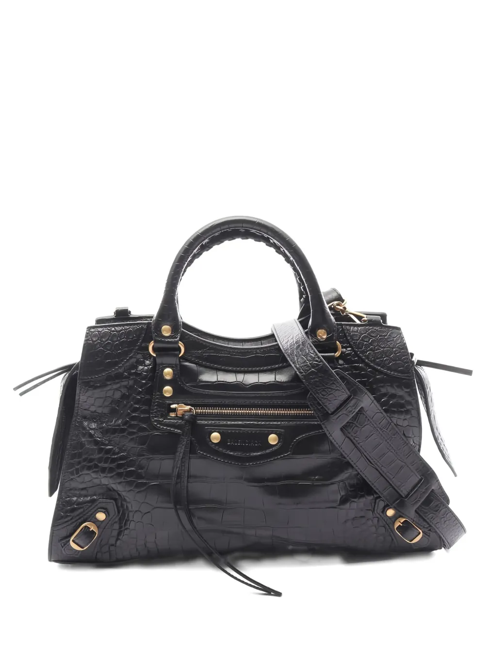 Pre-owned Balenciaga 2020s Neo Classic City Tote Bag In Black