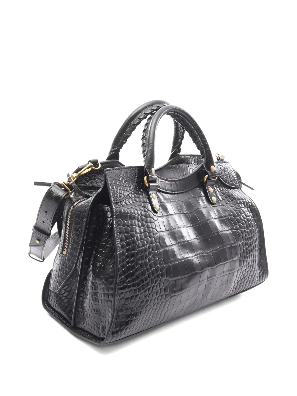 Pre-owned Balenciaga 2020s Neo Classic City Tote Bag In Black