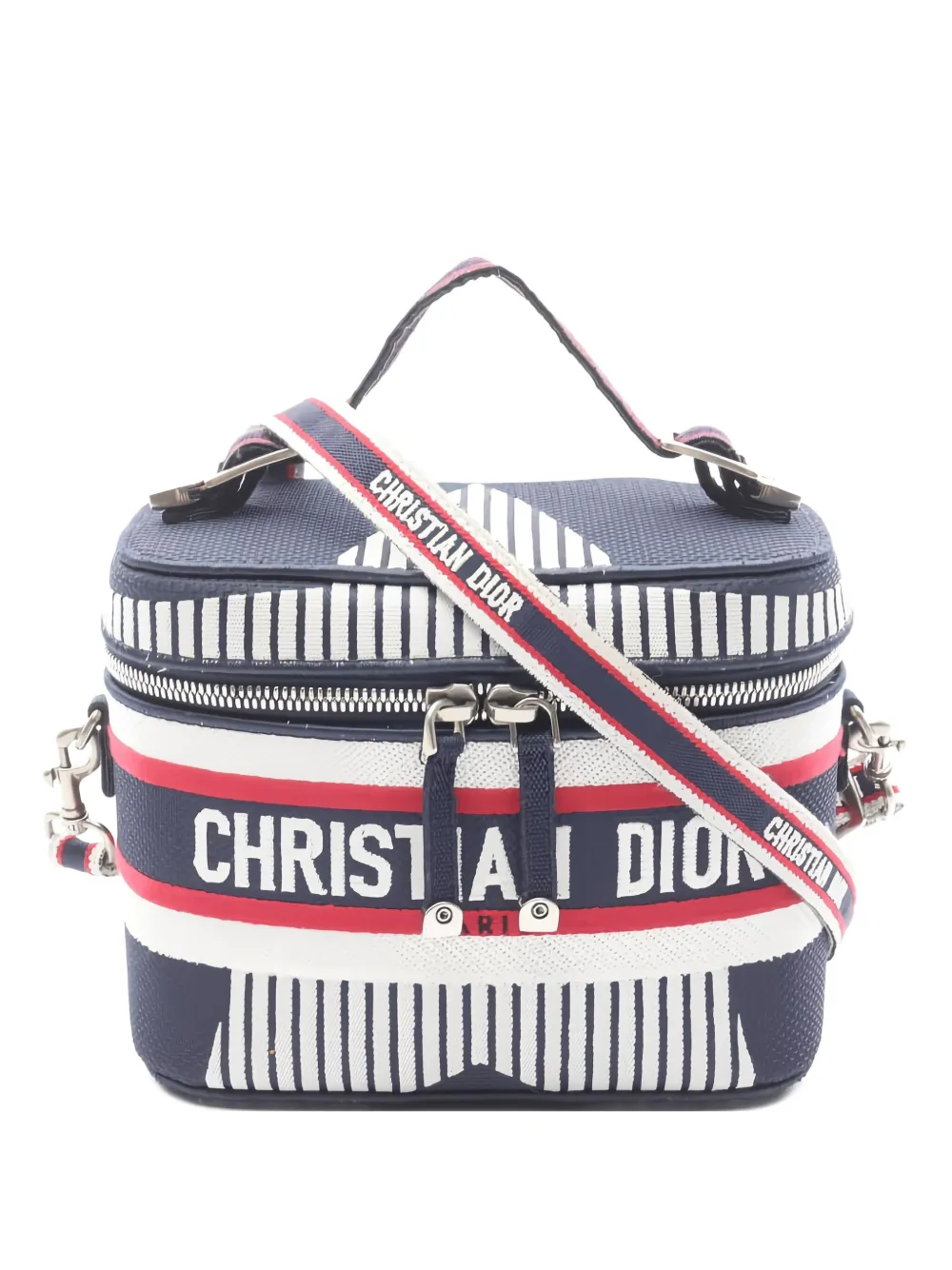 Christian Dior Pre-Owned 2010s バニティバッグ S - ブルー Christian Dior Pre-Owned 2010s バニティバッグ S - ブルー