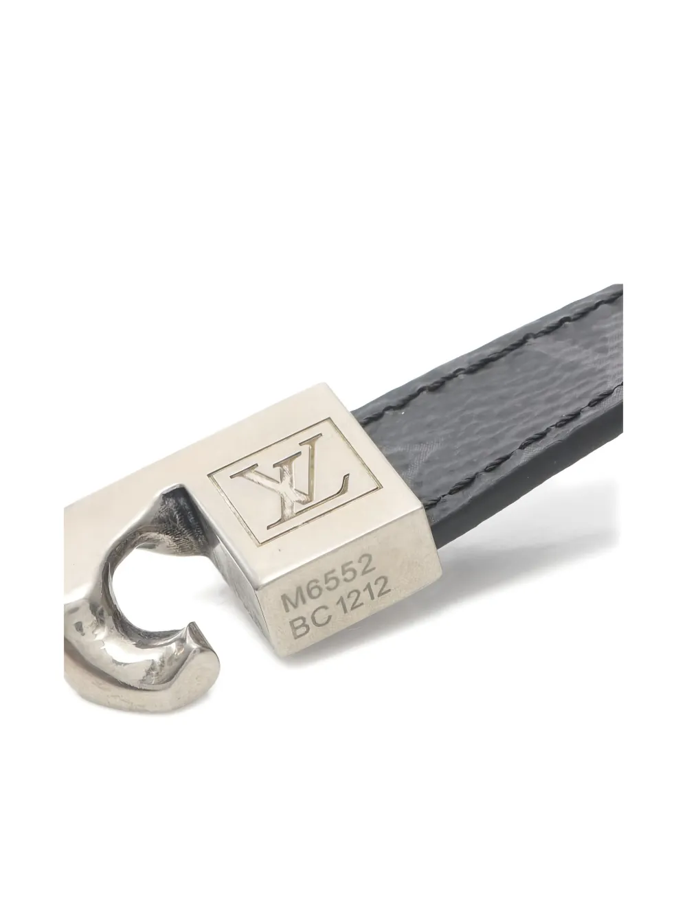 Pre-owned Louis Vuitton 2022 Mono Chain Monogram Eclipse Bracelet In Black