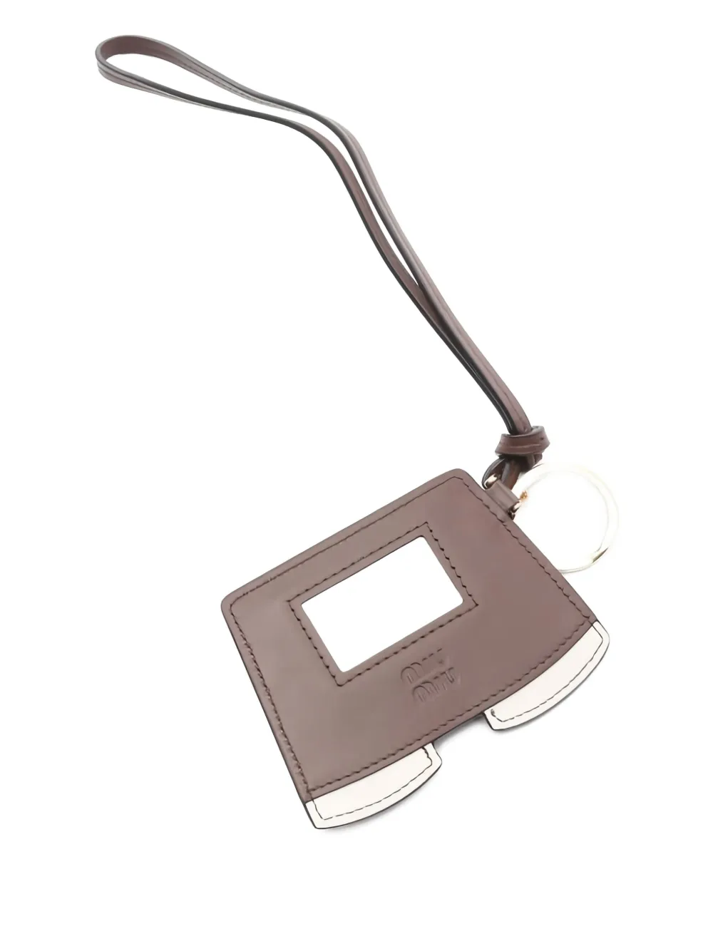 Miu Miu Pre-Owned 2020s skirt-motif keyring | neutro | Image 1