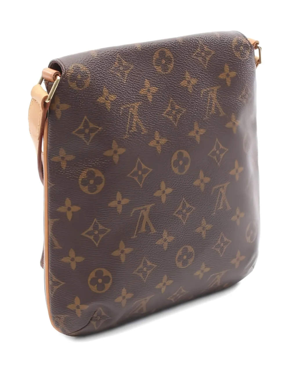 Pre-owned Louis Vuitton 2000 Musette Salsa Monogram Shoulder Bag In Brown