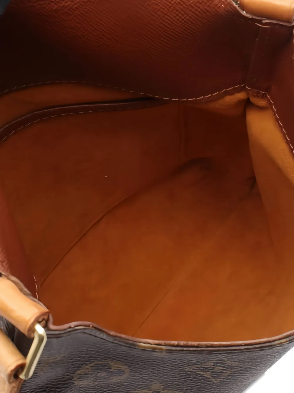 Pre-owned Louis Vuitton 2000 Musette Salsa Monogram Shoulder Bag In Brown