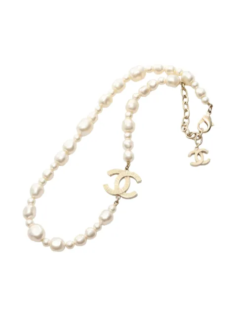 CHANEL Pre-Owned 1986-1988 Coco-mark necklace