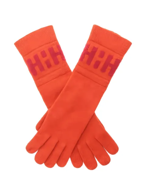 Hermès Pre-Owned 2000s logo cashmere gloves