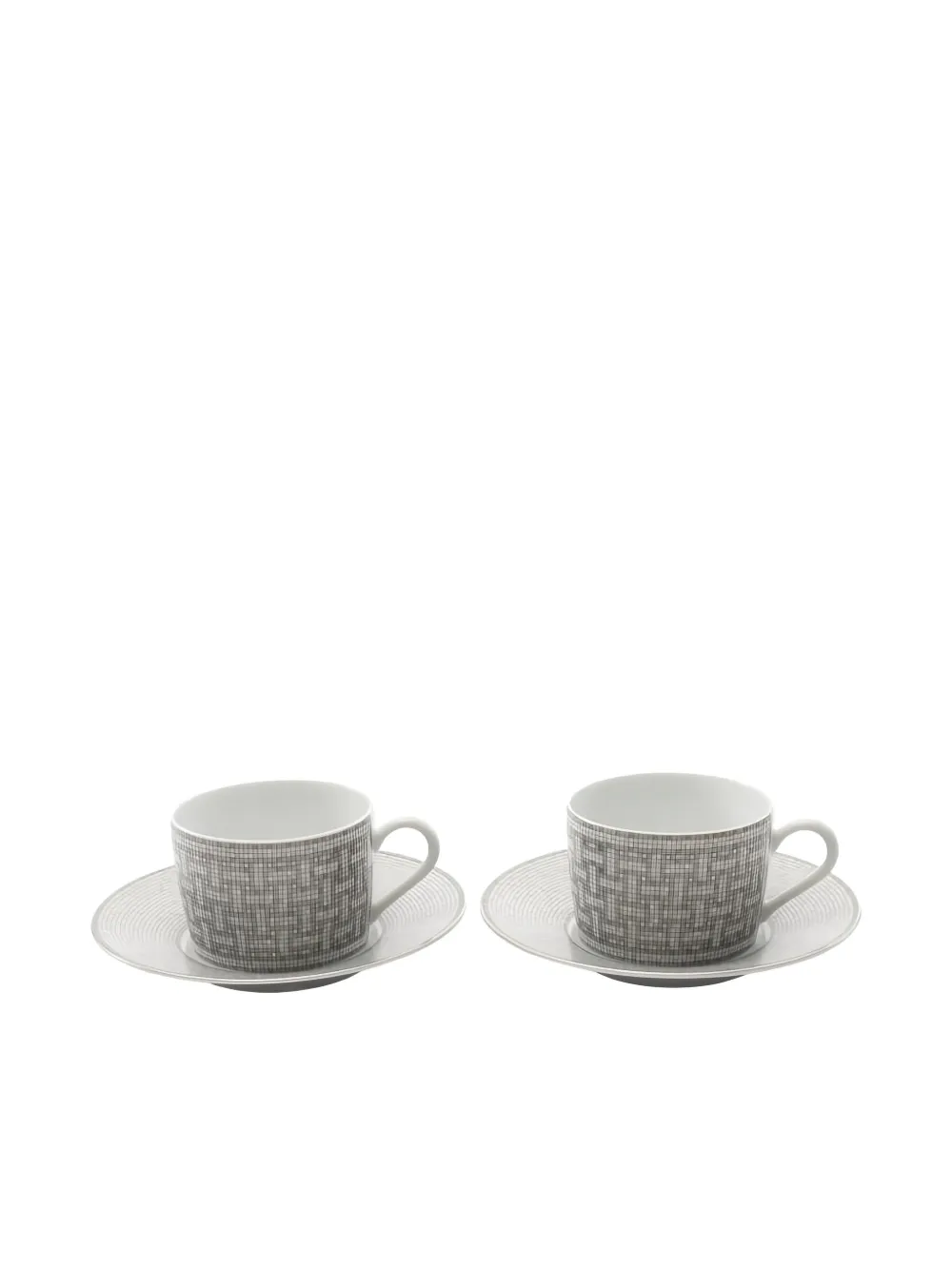 Hermès Pre-Owned mosaic 24 set tableware pottery | gris | Image 1