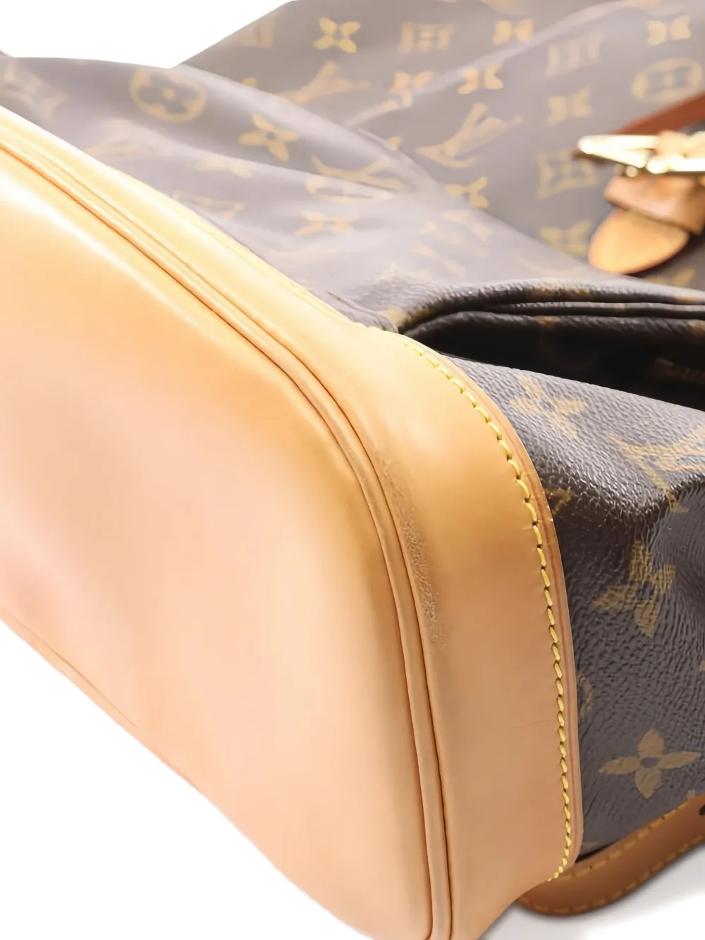 Pre-owned Louis Vuitton 1999 Montsouris Gm Backpack In Brown