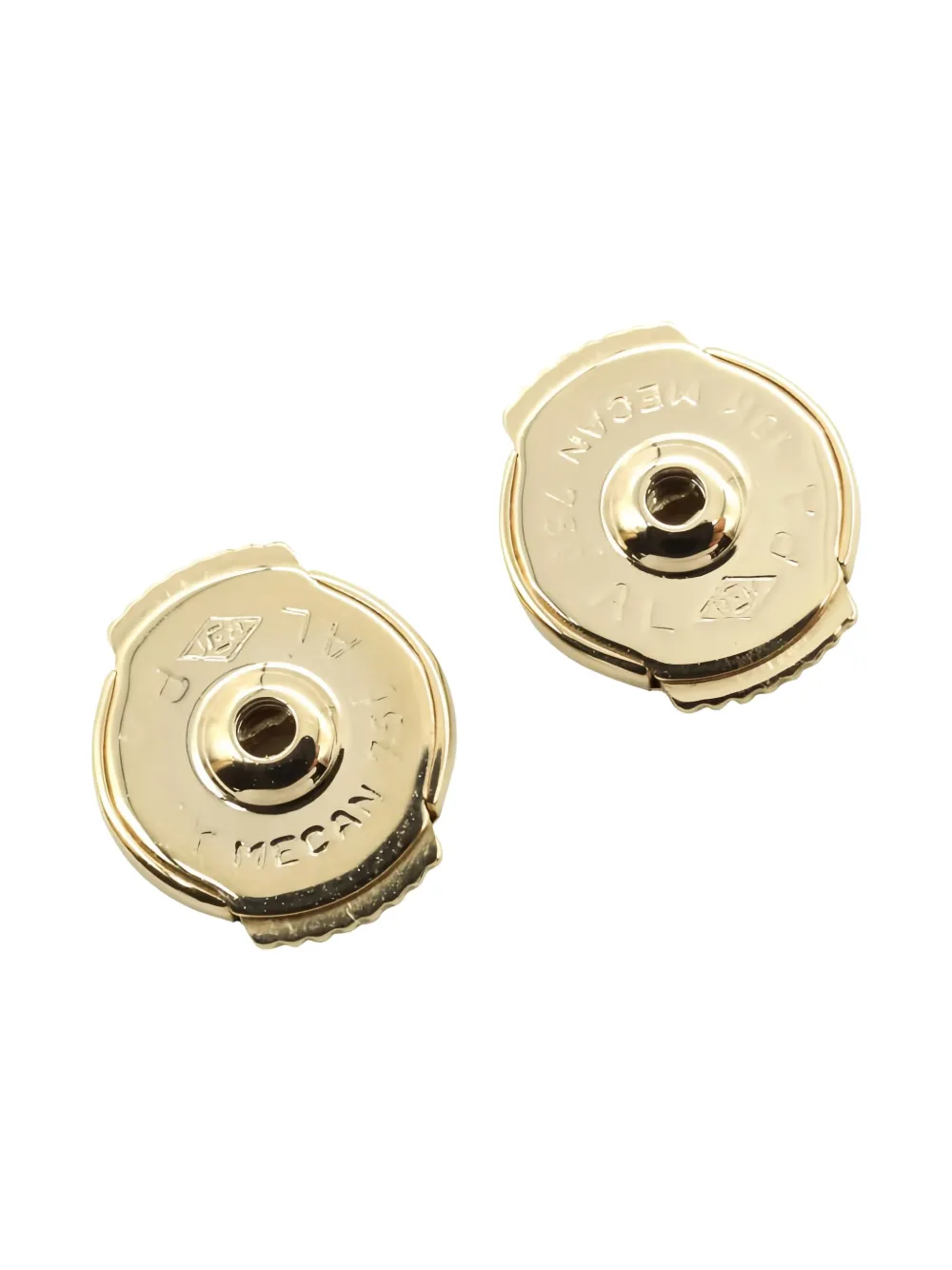 Pre-owned Cartier 2010s 18k Gold Trinity Diamond Earrings