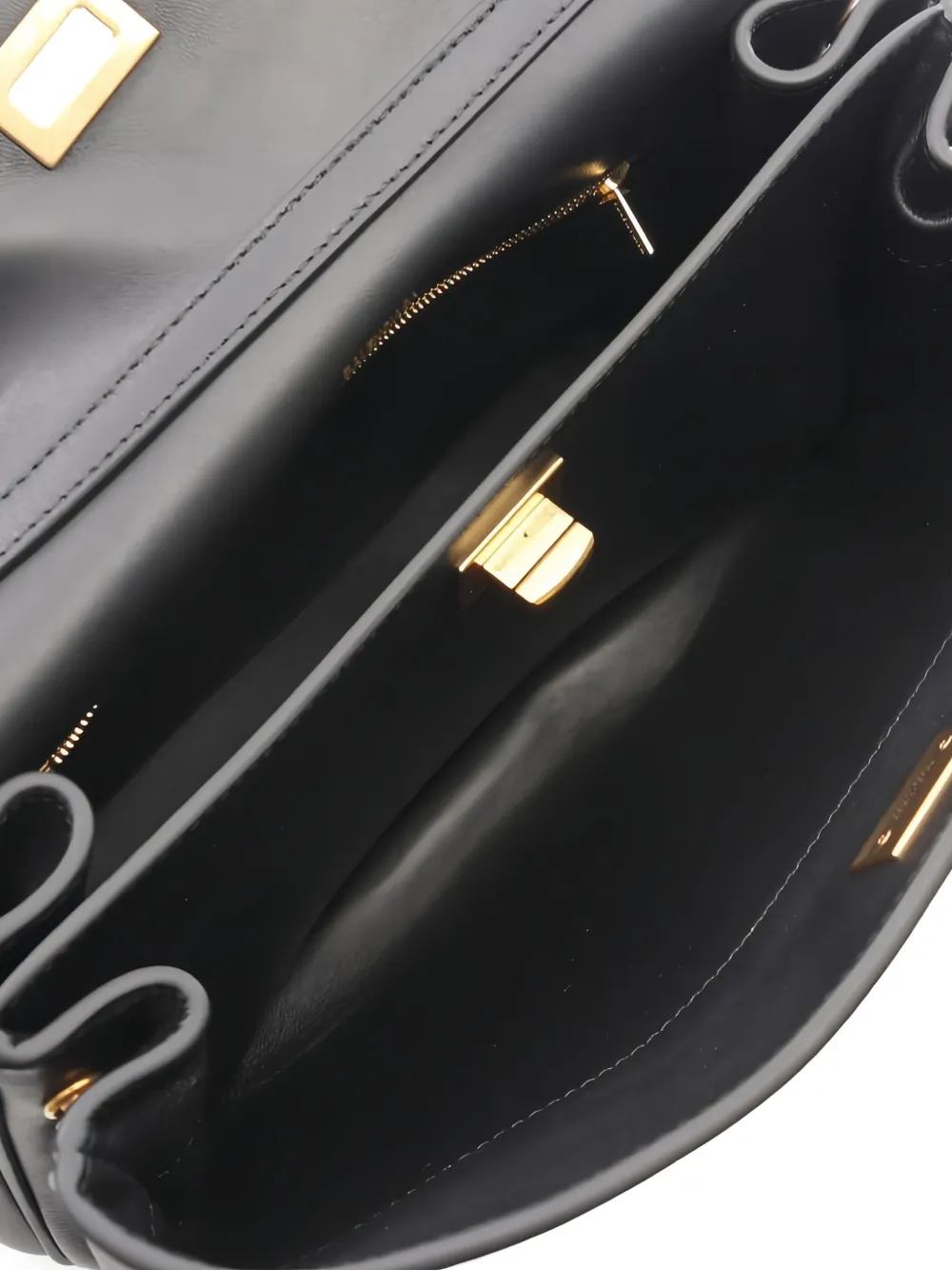 Pre-owned Balenciaga 2020s Small Rodeo Leather Tote Bag In Black
